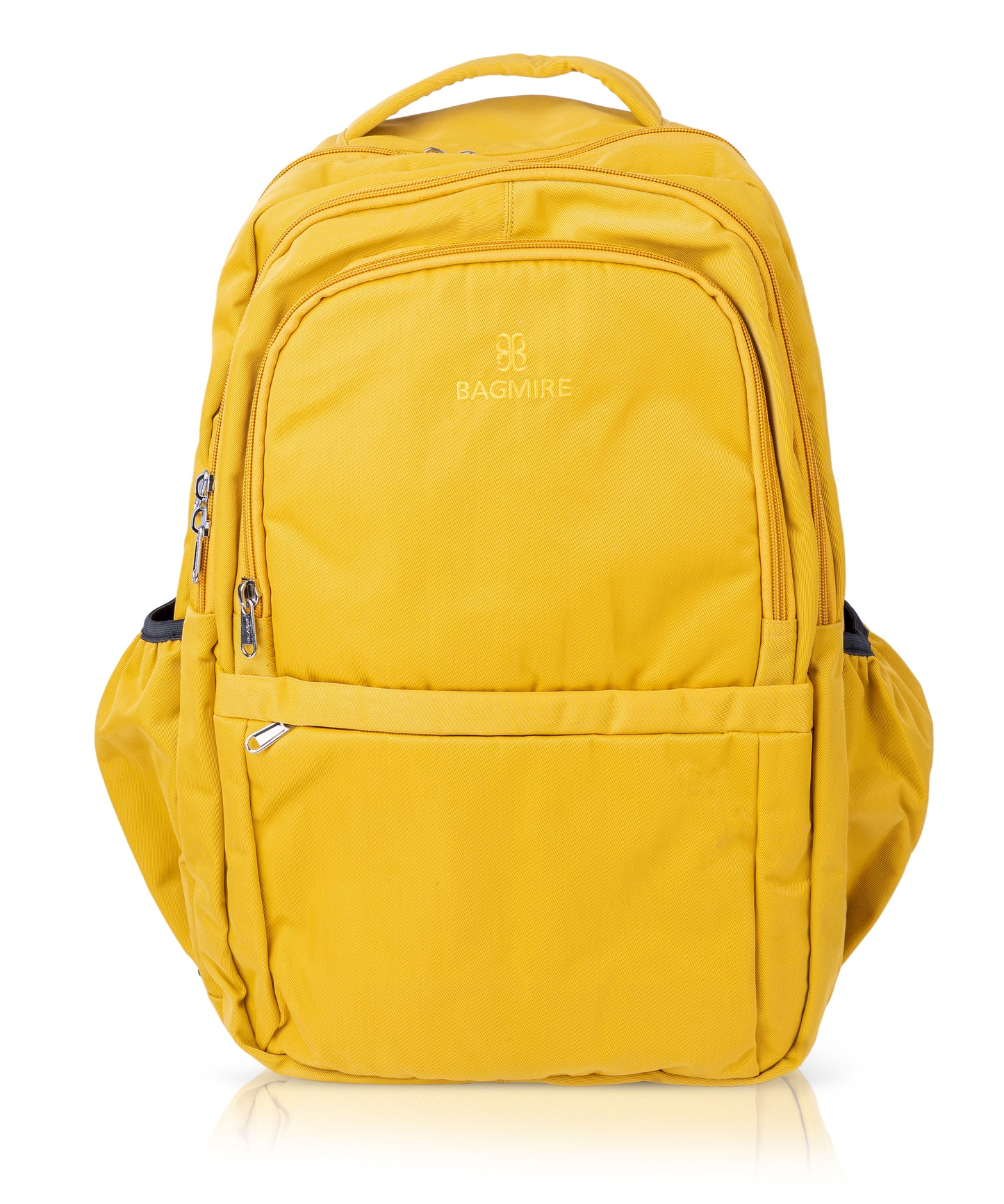 Bagmire Mustard Yellow Waterproof Laptop Backpack | Stylish Casual Daypack for Travel & School