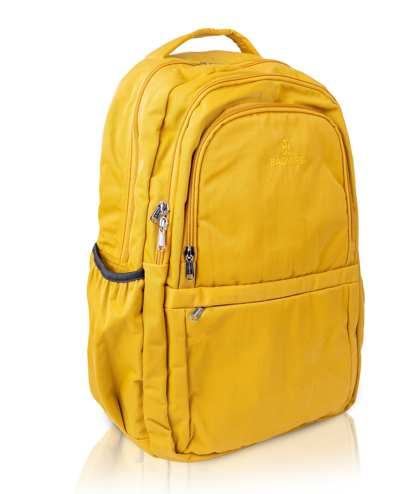 Bagmire Mustard Yellow Waterproof Laptop Backpack | Stylish Casual Daypack for Travel & School