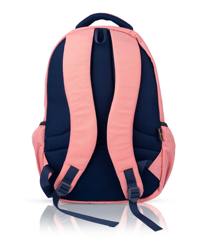 Bagmire Blush Pink Waterproof Backpack | Stylish Laptop School Bag for Women/Girls