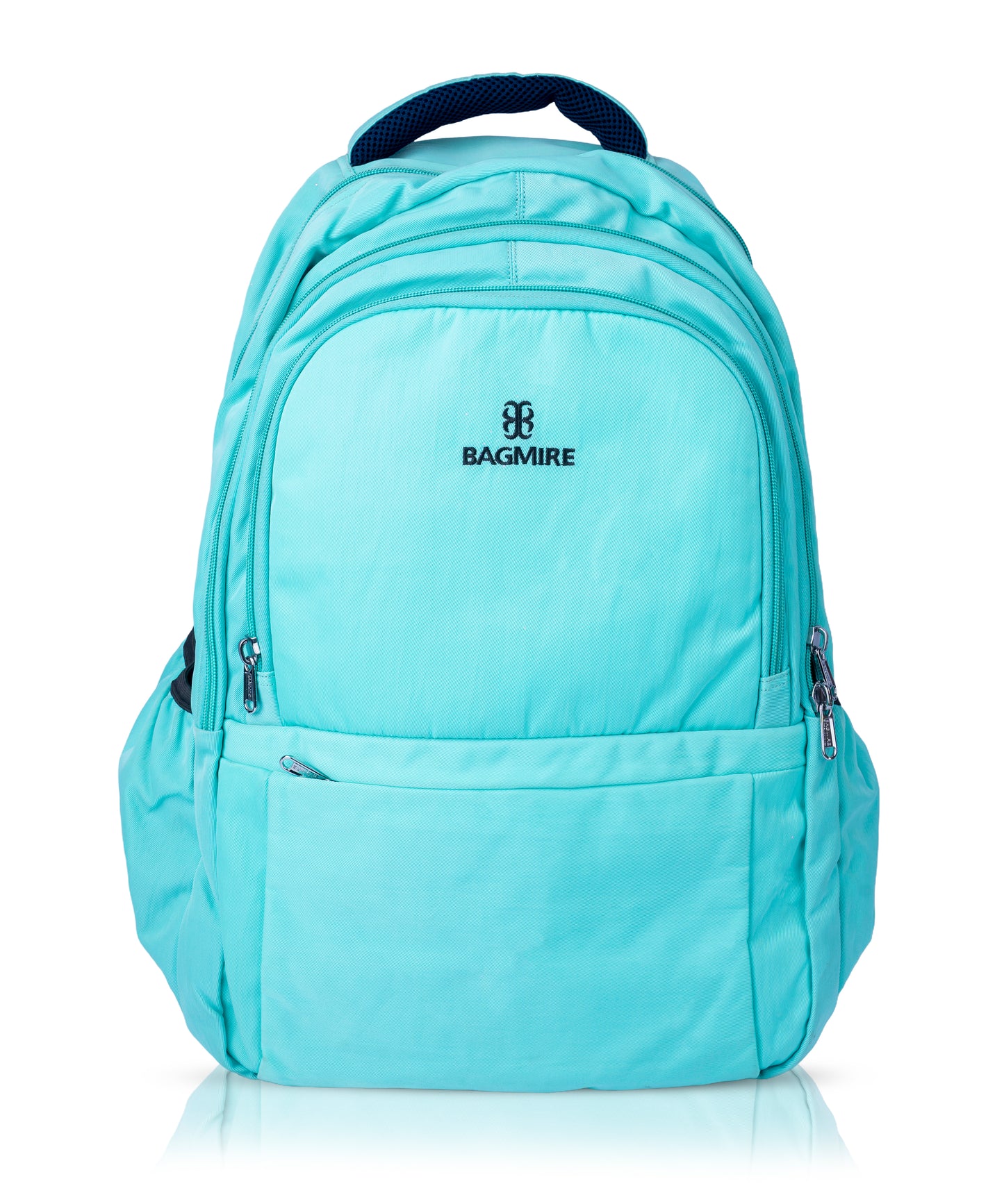Bagmire Mint Green Waterproof Laptop Backpack | Stylish Aqua Blue Daypack for College & Travel