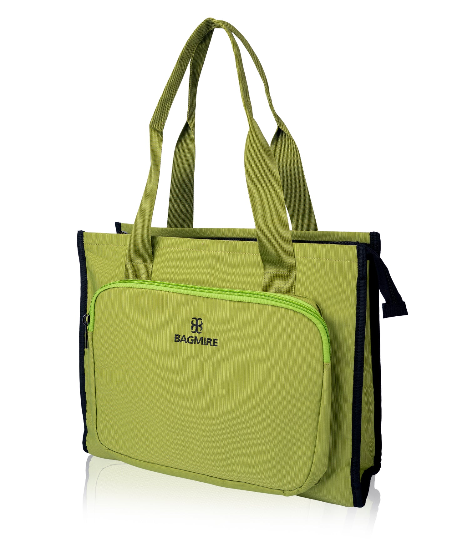 Bagmire Olive Green Waterproof Tote Bag | Stylish Reusable Shopping & Daily Carry Bag