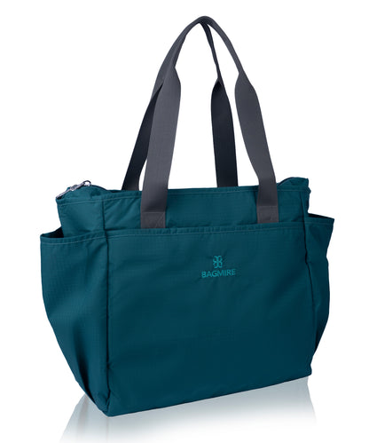 The Mariner Tote Bagmire All-Weather Waterproof Bag with XL Side Pockets for Bottle & Umbrella