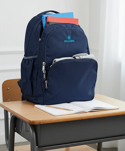 18 Inch Waterproof Backpack - Durable, Lightweight Nylon | Multi-Compartment Travel Bagmire