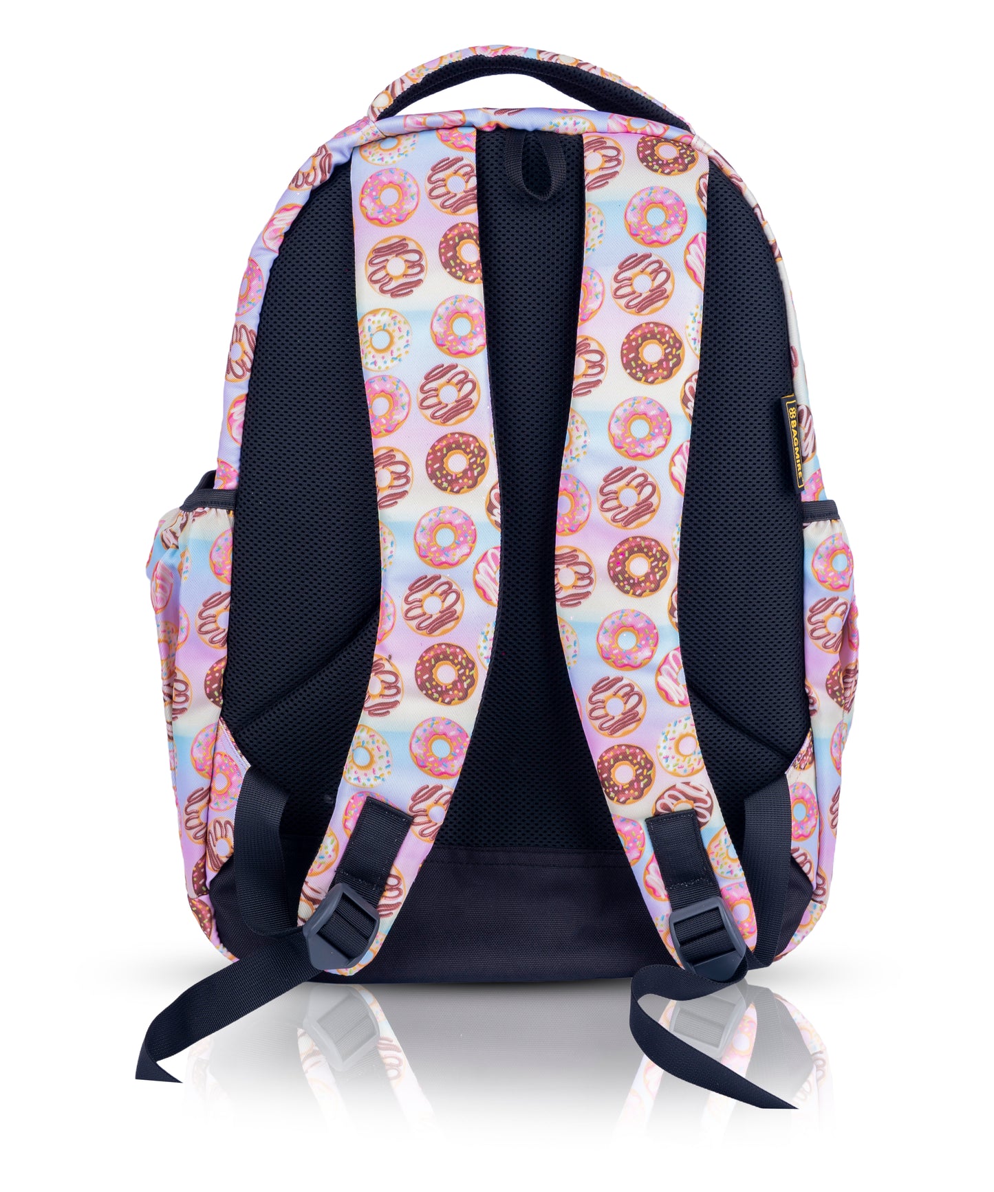 Girls' Donut Print Backpack 18 Inch - Cute, Lightweight, Waterproof School Bag Bagmire