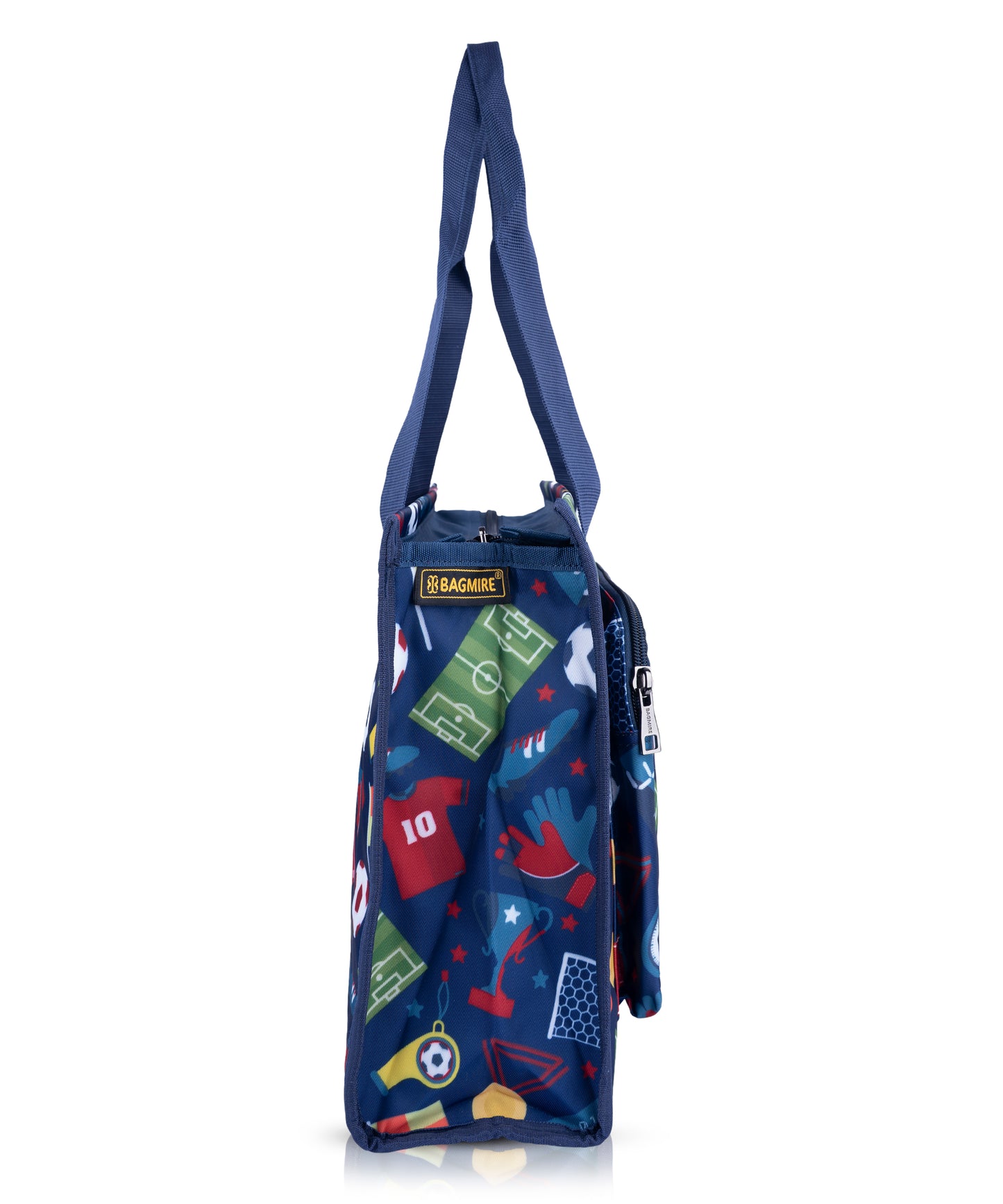 Boys' Soccer/Football Print Tote Bag - Art, Picnic, Sports Gear Carrier | Waterproof Bagmire
