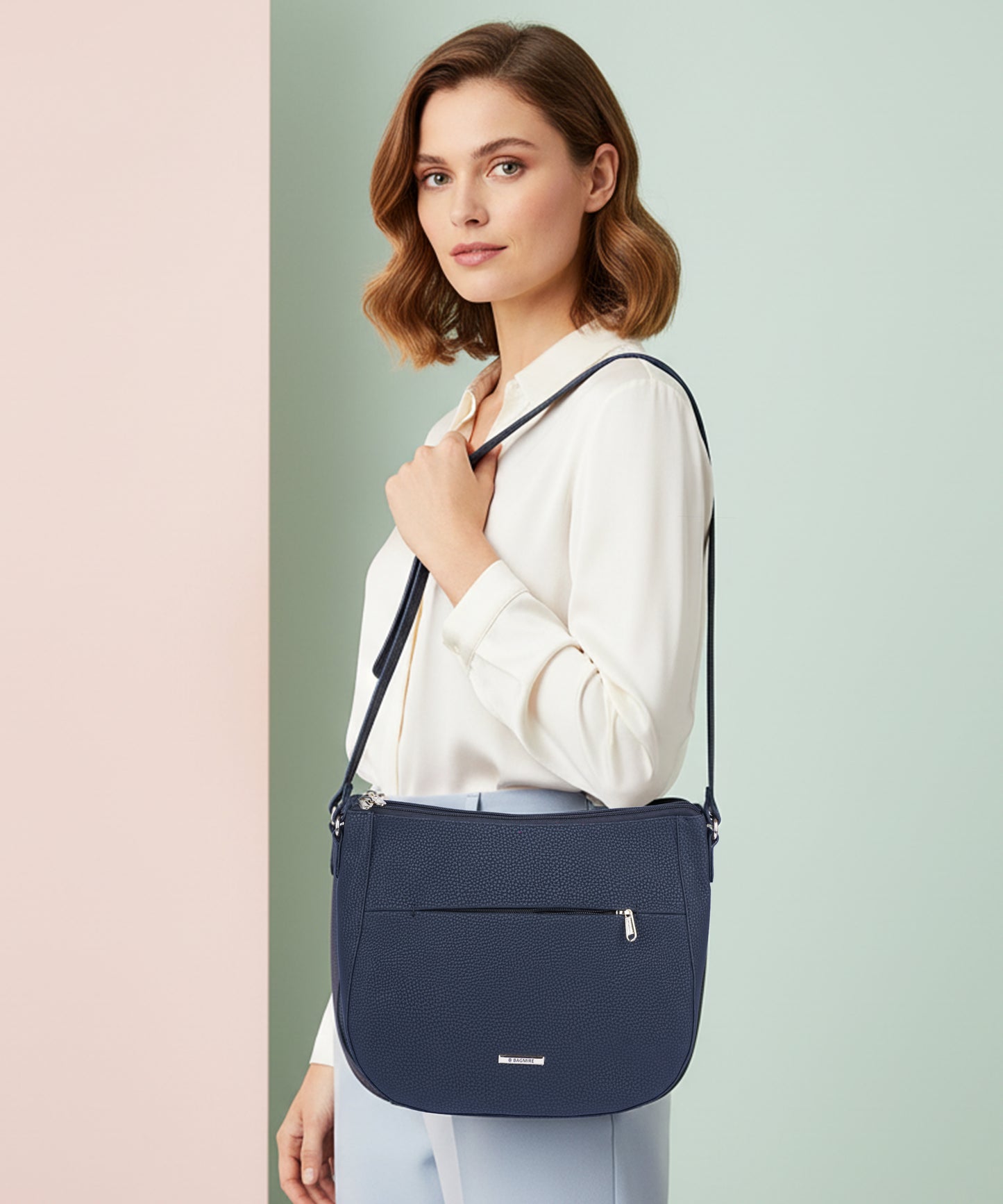 Bagmire Everyday Faux Leather Crossbody Bag: Versatile Shoulder Bag
