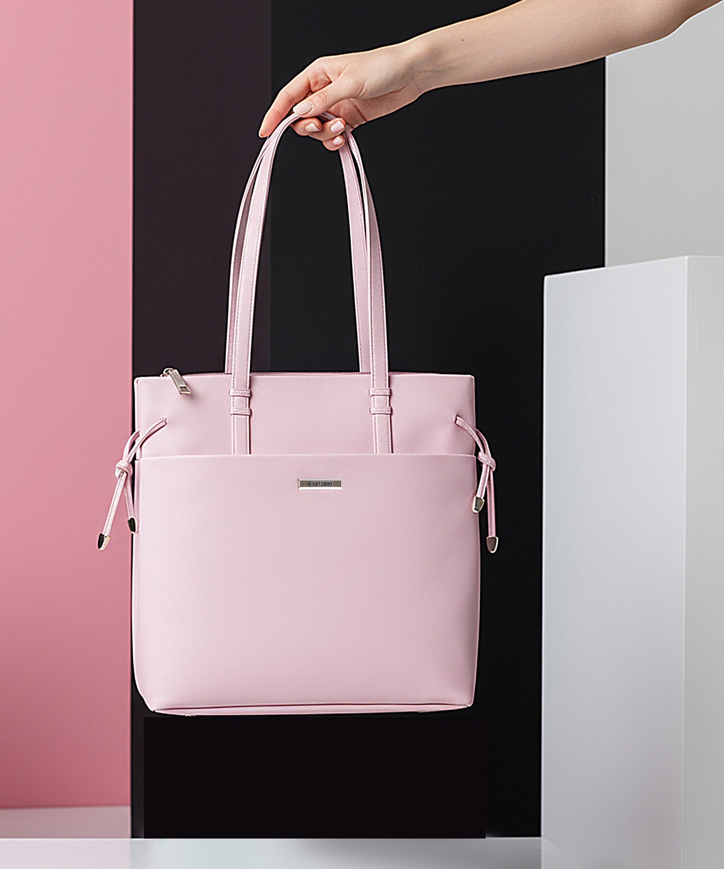 Bagmire Women's Faux Leather Tote Bag- Stylish Commuter Shoulder Handbag