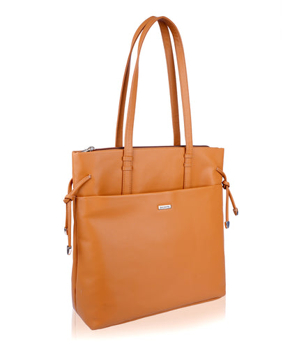 Bagmire Women's Faux Leather Tote Bag- Stylish Commuter Shoulder Handbag