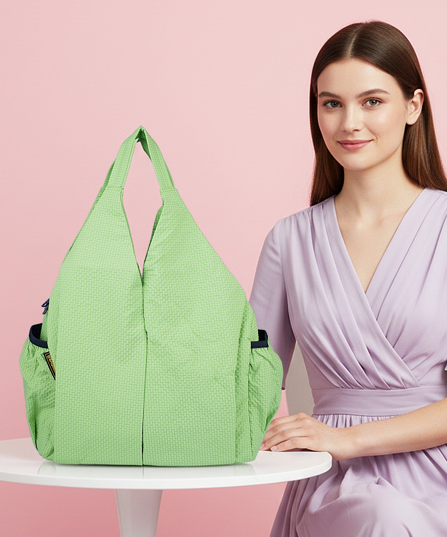 Bagmire Lightweight Quilted Tote Bag-Women's Multi-Pocket Shoulder Bag