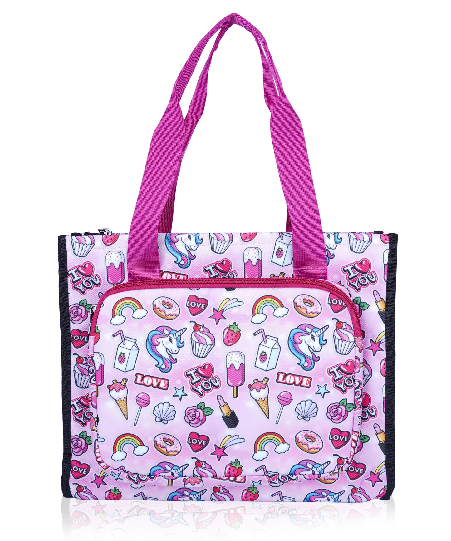 Bagmire Unicorn Fantasy Drawing Bag- Cute & Durable Art Tutorial Bag for Girls