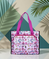 Bagmire Unicorn Fantasy Drawing Bag- Cute & Durable Art Tutorial Bag for Girls