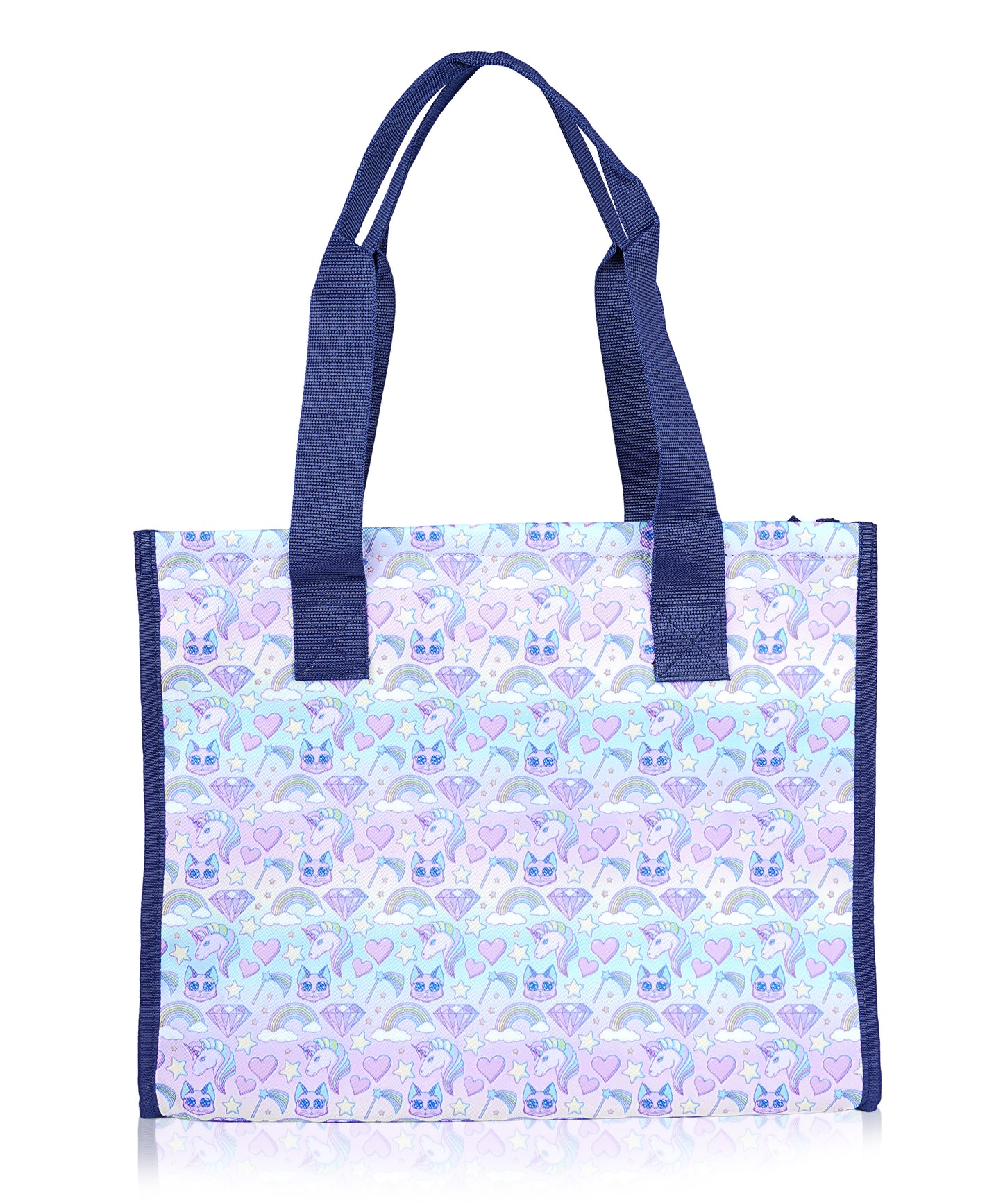 Unicorn Rainbow Kids Art & Drawing Tutorial Bag – Large Stationery Organizer Tote for School & Hobby Classes | BAGMIRE