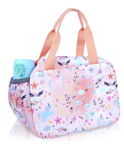 BAGMIRE Unicorn Kids Lunch Bag – Lightweight, Thermal Insulated & Easy-to-Carry Food Bag