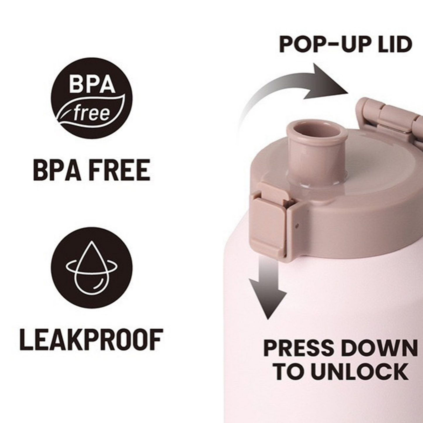 TYESO 1200ML Insulated Steel Bottle