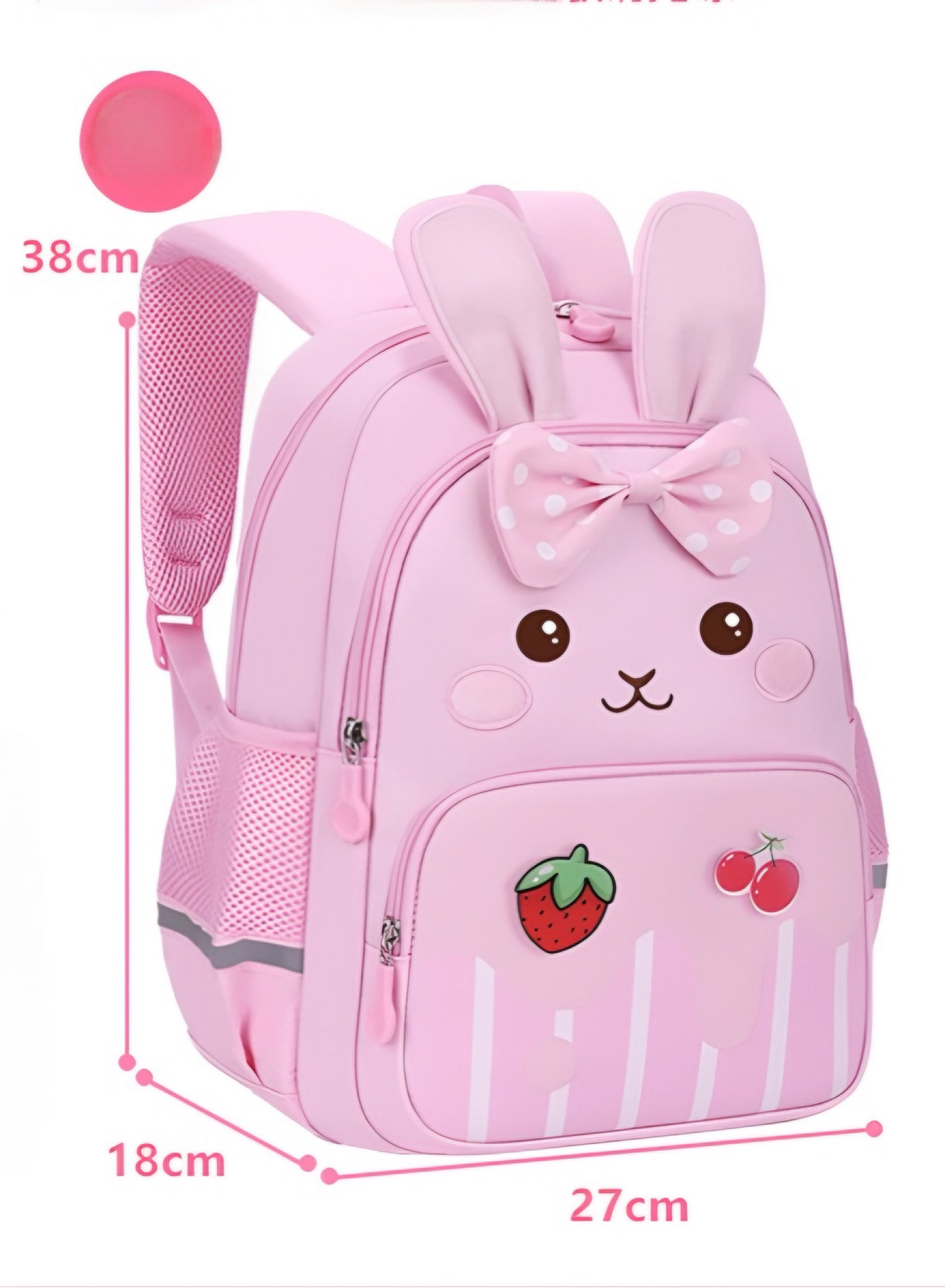 819 Backpack for 3-6-7 Years Old, Cute Rabbit Design, Children's Girls' Bag, Lightweight Travel Backpack