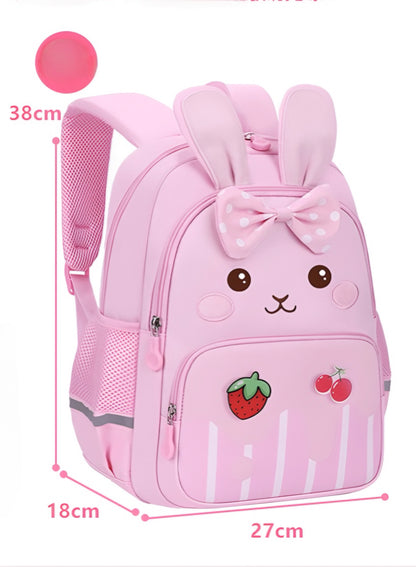 819 Backpack for 3-6-7 Years Old, Cute Rabbit Design, Children's Girls' Bag, Lightweight Travel Backpack