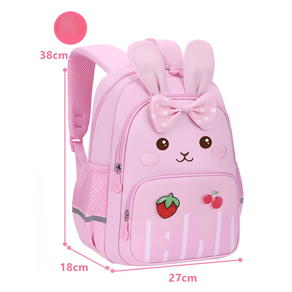 819 Backpack for 3-6-7 Years Old, Cute Rabbit Design, Children's Girls' Bag, Lightweight Travel Backpack