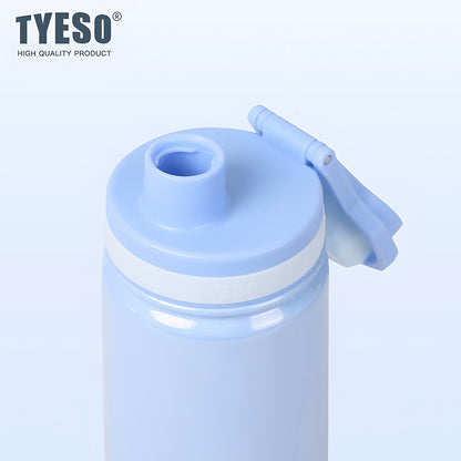 TYESO 750ml Pastel Gradient Insulated Bottle – Stylish & Leak-Proof Travel Flask Gradient Blue - Bagmire