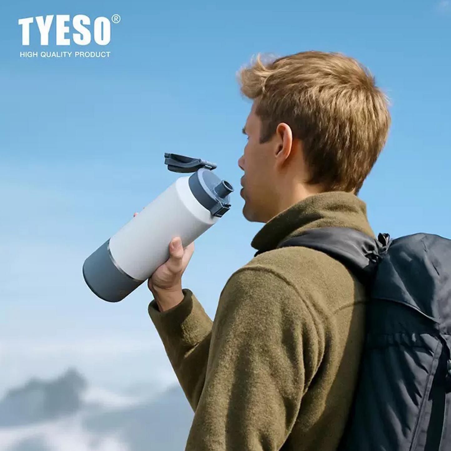 TYESO 1200ML Insulated Steel Bottle