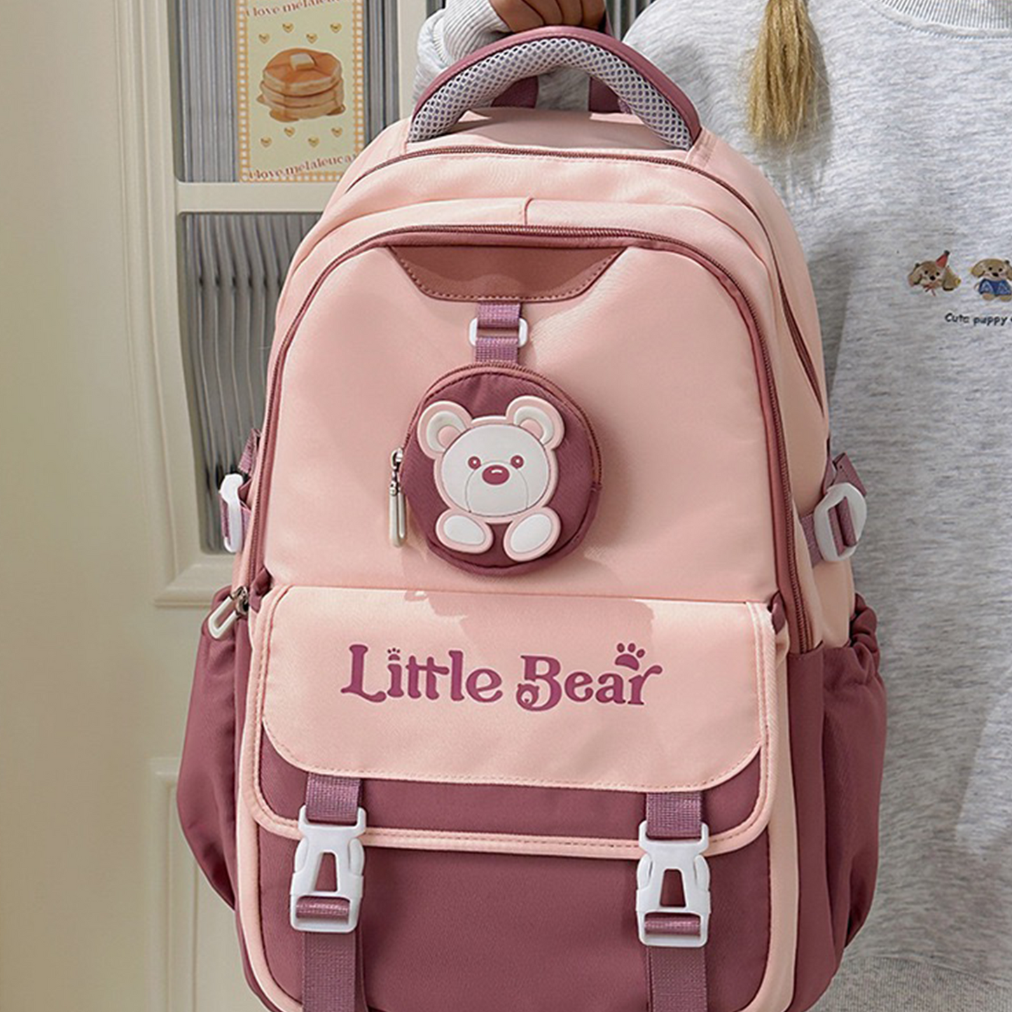 Trending Girl Backpack Korean Style Large Capacity Travel Backpack