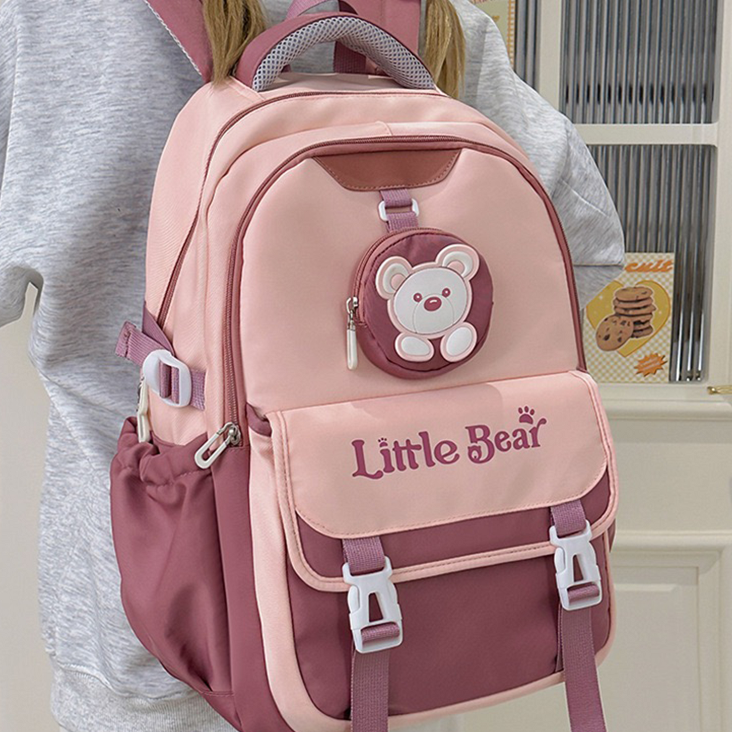 Trending Girl Backpack Korean Style Large Capacity Travel Backpack