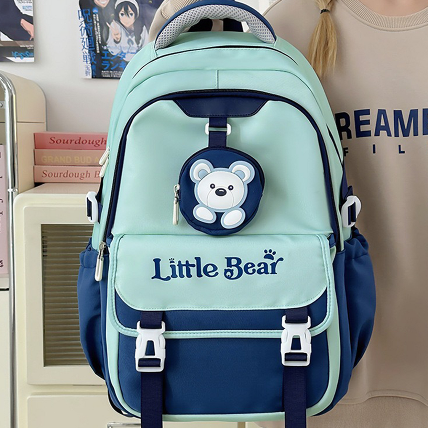 Trending Girl Backpack Korean Style Large Capacity Travel Backpack