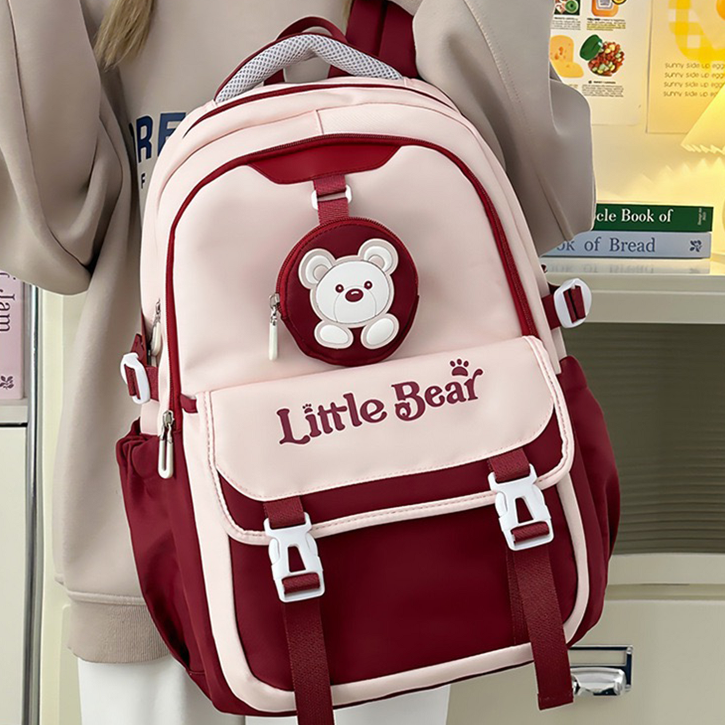 Trending Girl Backpack Korean Style Large Capacity Travel Backpack