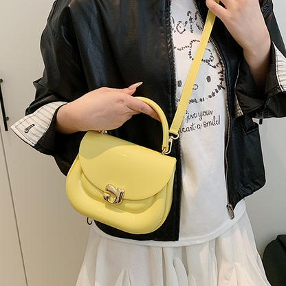 Chubby Jelly Crossbody: Mini Silicone Top Handle Bag