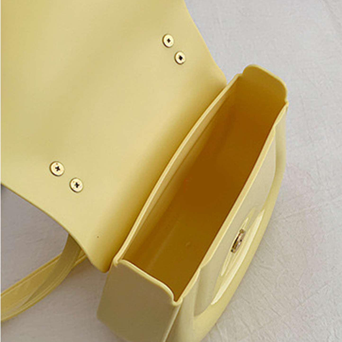 Chubby Jelly Crossbody: Mini Silicone Top Handle Bag