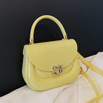 Chubby Jelly Crossbody: Mini Silicone Top Handle Bag