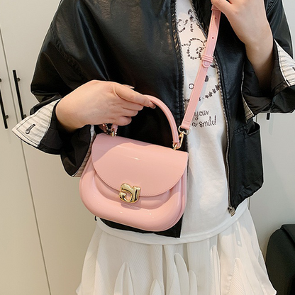 Chubby Jelly Crossbody: Mini Silicone Top Handle Bag