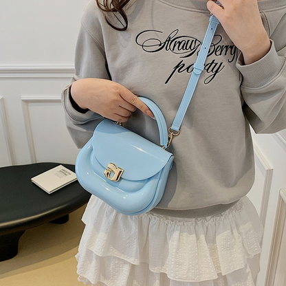Chubby Jelly Crossbody: Mini Silicone Top Handle Bag