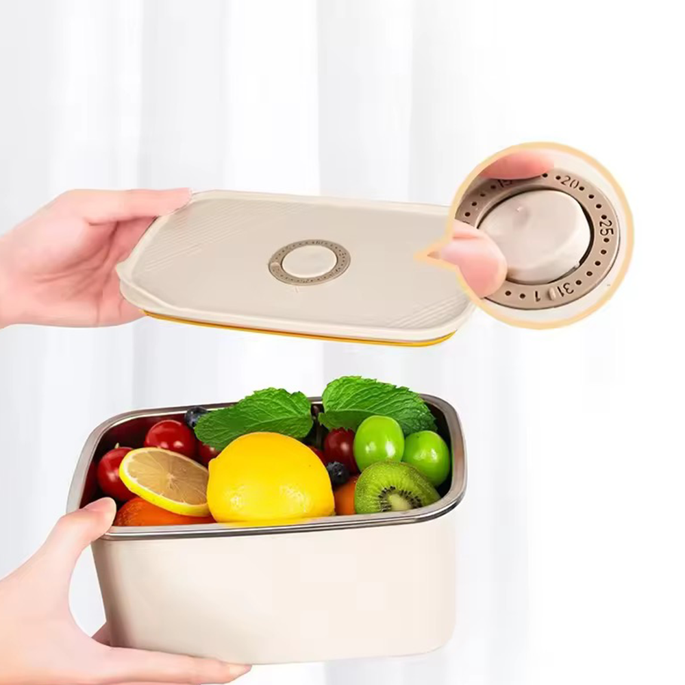 420ML 304 Food-Grade Stainless Steel Preservation Box, Microwaveable Lunch Box, Food Storage Container, Sealed for Refrigeration and Freezing