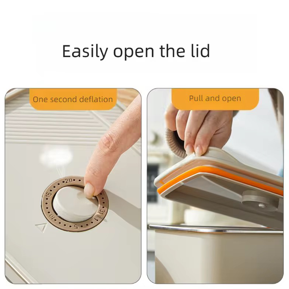 1100ML 304 Food-Grade Stainless Steel Preservation Box, Microwaveable Lunch Box, Food Storage Container, Sealed for Refrigeration and Freezing