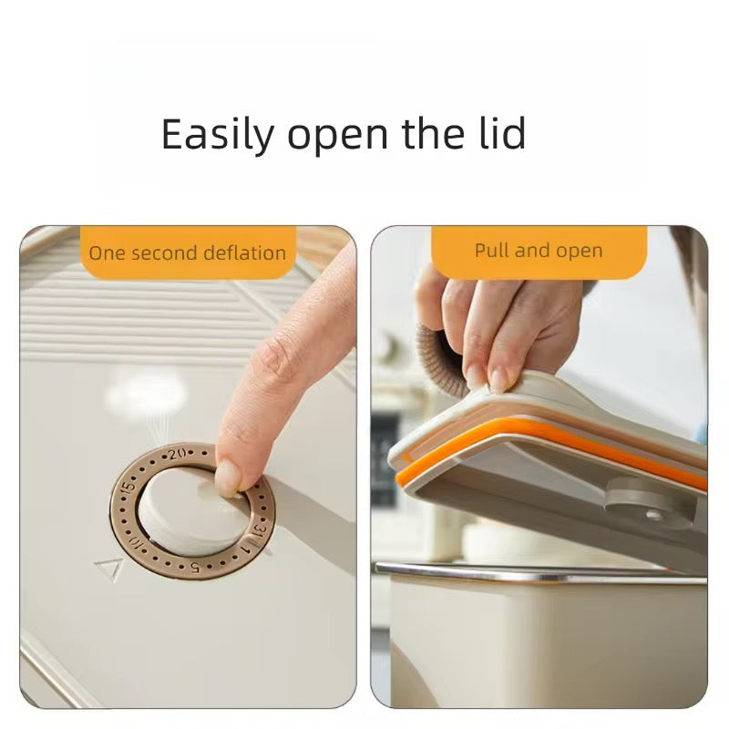 700ML 304 Food-Grade Stainless Steel Preservation Box, Microwaveable Lunch Box, Food Storage Container, Sealed for Refrigeration and Freezing