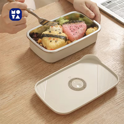 700ML 304 Food-Grade Stainless Steel Preservation Box, Microwaveable Lunch Box, Food Storage Container, Sealed for Refrigeration and Freezing