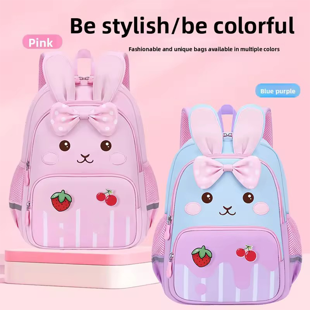 819 Backpack for 3-6-7 Years Old, Cute Rabbit Design, Children's Girls' Bag, Lightweight Travel Backpack,