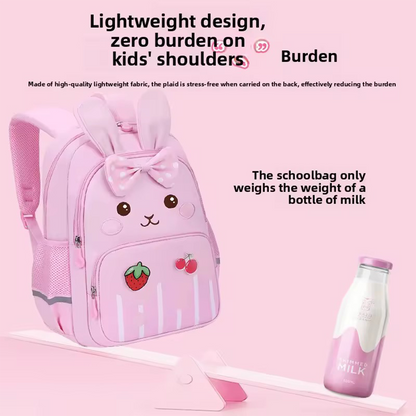 819 Backpack for 3-6-7 Years Old, Cute Rabbit Design, Children's Girls' Bag, Lightweight Travel Backpack