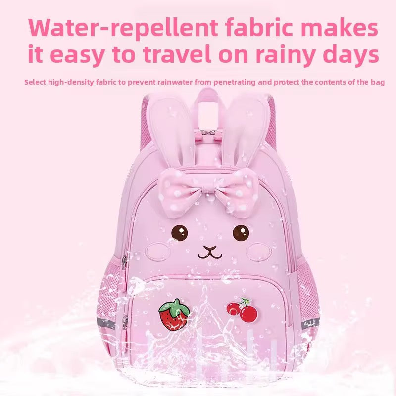 819 Backpack for 3-6-7 Years Old, Cute Rabbit Design, Children's Girls' Bag, Lightweight Travel Backpack