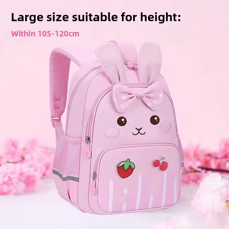 819 Backpack for 3-6-7 Years Old, Cute Rabbit Design, Children's Girls' Bag, Lightweight Travel Backpack