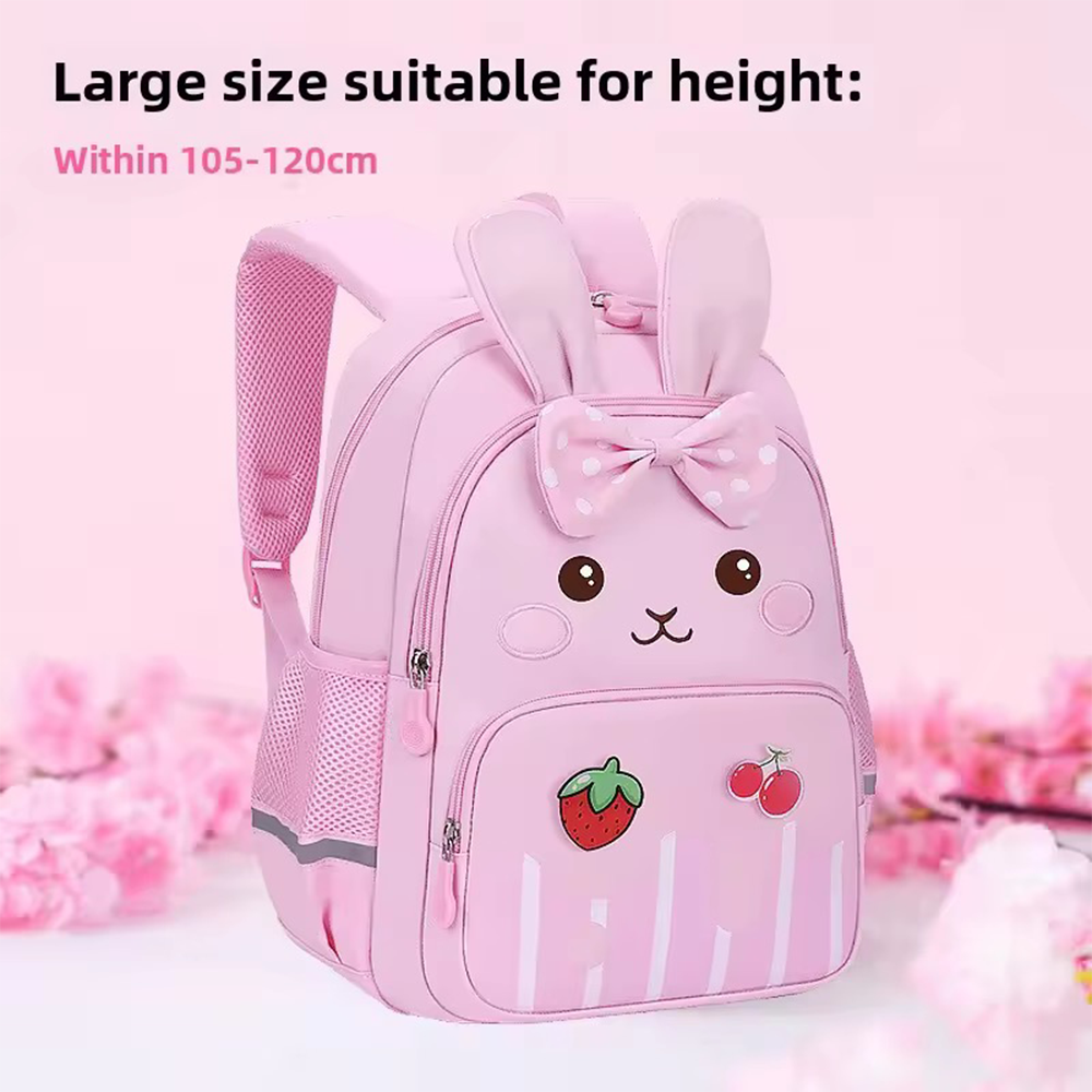 819 Backpack for 3-6-7 Years Old, Cute Rabbit Design, Children's Girls' Bag, Lightweight Travel Backpack