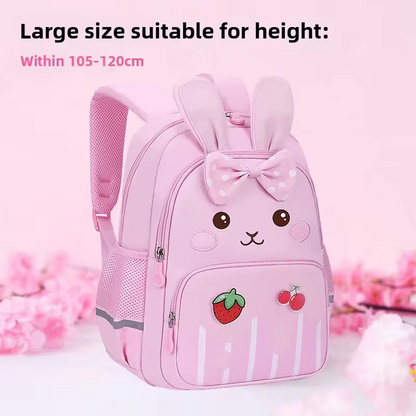 819 Backpack for 3-6-7 Years Old, Cute Rabbit Design, Children's Girls' Bag, Lightweight Travel Backpack