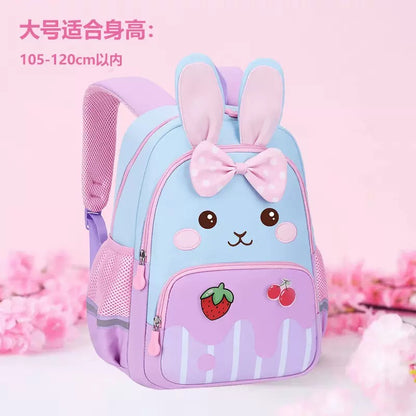 819 Backpack for 3-6-7 Years Old, Cute Rabbit Design, Children's Girls' Bag, Lightweight Travel Backpack,