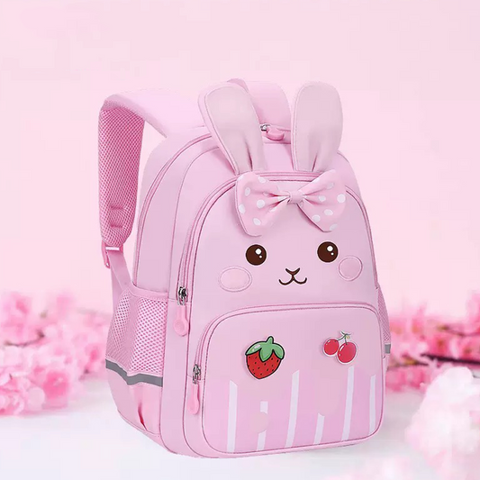 819 Backpack for 3-6-7 Years Old, Cute Rabbit Design, Children's Girls' Bag, Lightweight Travel Backpack