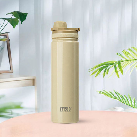 TYESO 750ml Insulated Bottle – Stylish, Durable & Travel-Friendly Beige - Bagmire