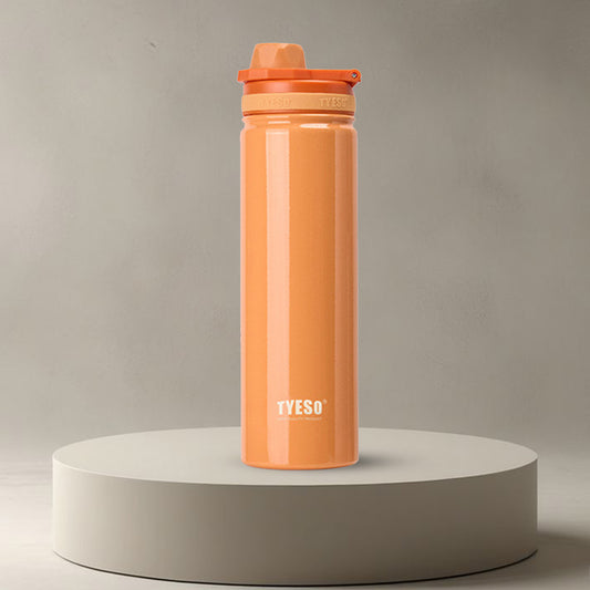 TYESO 750ml Insulated Bottle – Stylish, Durable & Travel-Friendly Orange - Bagmire