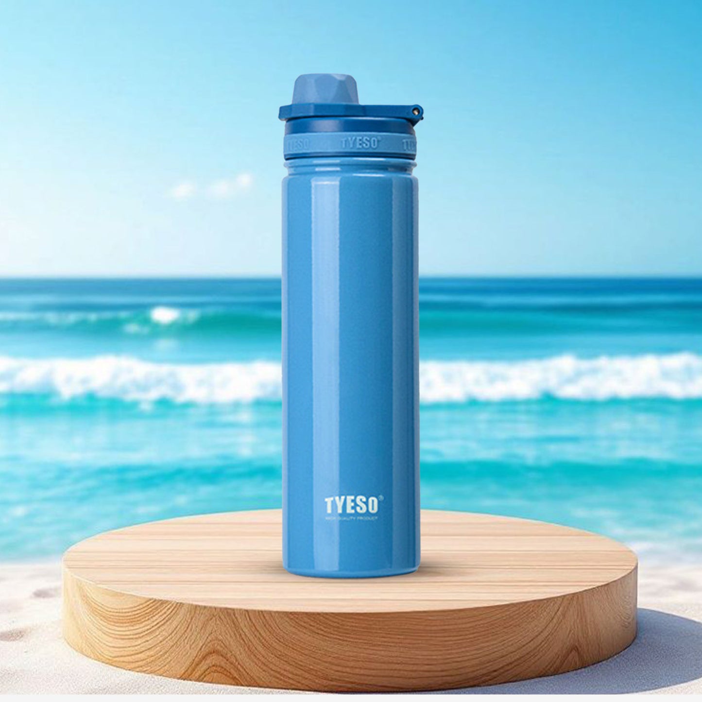 TYESO 750ml Insulated Bottle – Stylish, Durable & Travel-Friendly Blue - Bagmire