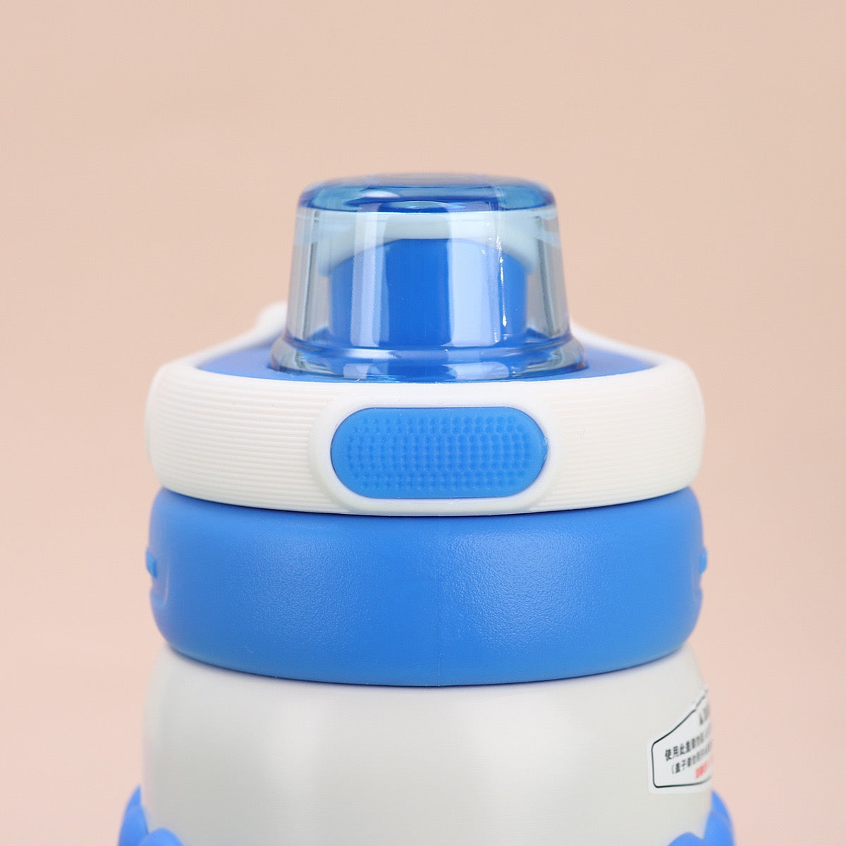 Macaron Insulated Water Bottle 550ml | Leakproof Stainless Steel Sipper with Straw Lid & Silicone Grip | Cute Travel Flask for Kids & Adults