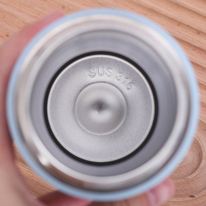 READY Insulated Water Bottle with Straw Lid | Leakproof Stainless Steel Flask for Kids & Adults | Hot & Cold Travel Bottle (550ml)