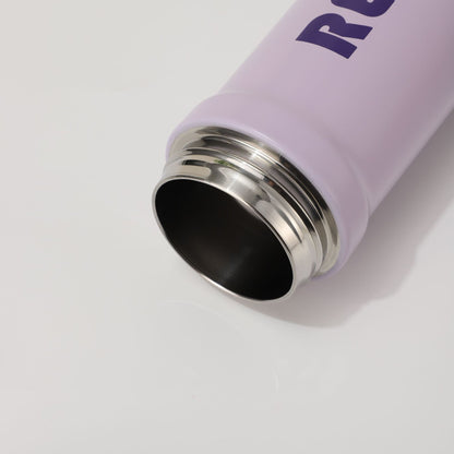 READY Insulated Water Bottle with Straw Lid | Leakproof Stainless Steel Flask for Kids & Adults | Hot & Cold Travel Bottle (550ml)